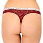 Krajková tanga Tommy Hilfiger UW0UW04514 bordó