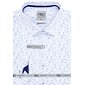Elegantní pánská košile AMJ Comfort Slim Fit VDSBR 1311 bílo-modrá