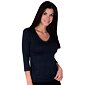 Elegantní tričko s véčkovým výstřihem Babell Carmen navy