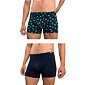 Pohodlné pánské boxerky - set 2 ks Vamp 16864 blue oxford