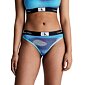 Tanga Calvin Klein QF7221E collection 1996 tyrkys vzor
