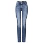 Slim fit džíny s vysokým pasem Toronto Cecil 377174 light blue
