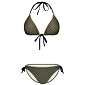 Dámské bikiny Sassa Mode 70410+70411 puntík olivová