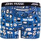 Boxerky pro muže s potiskem John Frank 216 modrá