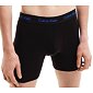 černé boxerky s modrým nápisem Calvin Klein