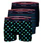 Pánské boxerky John Frank JF3BNSB04 3 pack multicolor