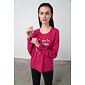 Vamp pyžamo pro ženy s dlouhým rukávem 17592 red cerise