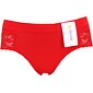 Klasické kalhotky pro ženy s krajkou přes boky červené