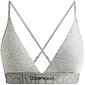 Calvin Klein Bralette Embossed Icon QF6990E šedý melír - video