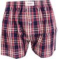 Moderní plátýnkové trenýrky Climber 3100C13 navy-red kostka