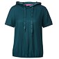Dámské tričko Cecil s kapucí 344078 deep lake green