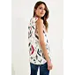 Dámský top Cecil 344075 bílý vzor