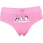 Dámské kalhotky s tučňáky Andrie PS 2947 pink
