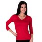 Elegantní tričko s véčkovým výstřihem Babell Carmen červená