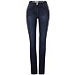 Slim fit džíny s vysokým pasem Toronto Cecil 377209 dark blue