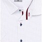 Pánská košile AMJ s krátkým rukávem Comfort slim VKSBR 1357 bílo-navy