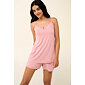 Pohodlné dámské pyžamo Vamp s krajkou 22092 pink blush