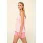 Bavlněné dámské pyžamo Vamp 22265 pink sea