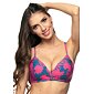 Dvoudílné plavky Fantasy Erika P20/K43 pink-jeans vzor