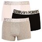 Boxerky Calvin Klein 3 pack Reconsidered Steel NB3130A MPI
