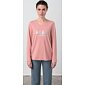 Dlouhé bavlněné pyžamo pro ženy Oneira 17596 pink tan