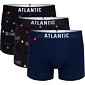 Boxerky pro muže Atlantic 3MH-011 3pack grafit - modré - video