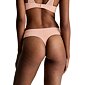 Dámská tanga Calvin Klein QF6047E tm.pudr