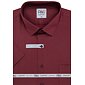 Pánská košile AMJ s krátkým rukávem Comfort slim VKSBR 1356 bordo
