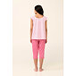Bavlněné dámské pyžamo s volánky Vamp 22251 pink dove