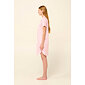 Bavlněná letní noční košile s knoflíky Vamp 22262 pink sea