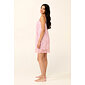 Květinová letní noční košile Vamp s krajkou 22811 pink blush