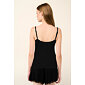 Dámské tílko Vamp Micromodal s krajkou 22802 black