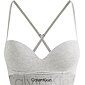Calvin Klein Bralette Embossed Icon QF6991E šedý melír
