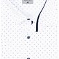 Pánská košile s krátkým rukávem AMJ Comfort VKBR 1289 bílo-navy